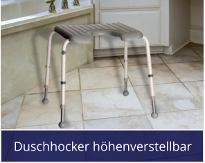 Duschhocker höhenverstellbar