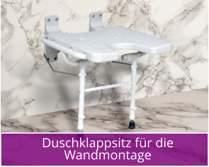 Duschklappsitz für die Wandmontage
