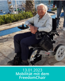 13.01.2023 Mobilität mit dem FreedomChair