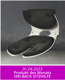 01.04.2023 Produkt des Monats ORI-BACK SITZHILFE
