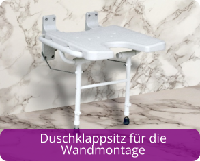 Duschklappsitz für die Wandmontage