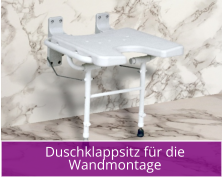 Duschklappsitz für die Wandmontage