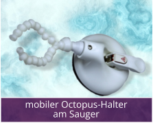 mobiler Octopus-Halter am Sauger