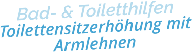 Bad- & ToiletthilfenToilettensitzerhöhung mit Armlehnen