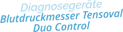 DiagnosegeräteBlutdruckmesser TensovalDuo Control