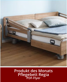 Produkt des Monats Pflegebett RegiaPDF-Flyer
