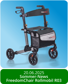 20.06.2025 Sommer-News  FreedomChair Rollmobil R03